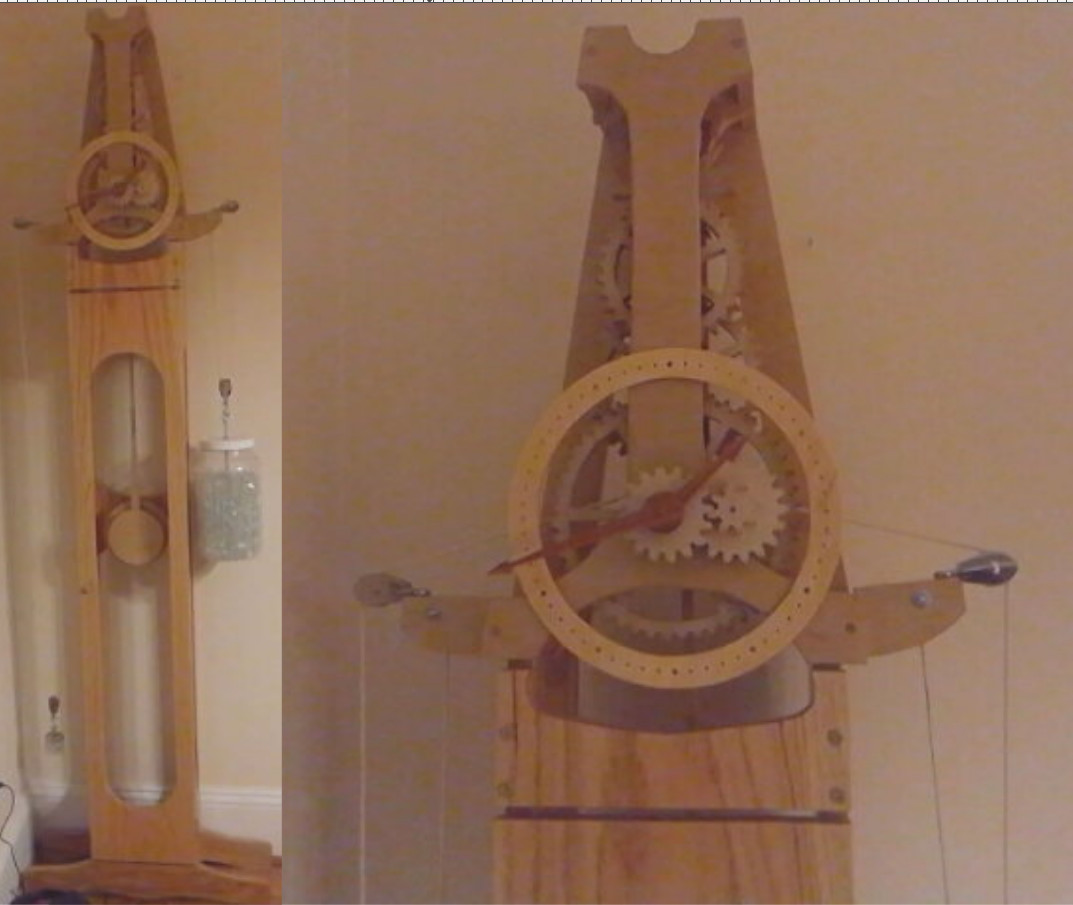 Wooden clock 1